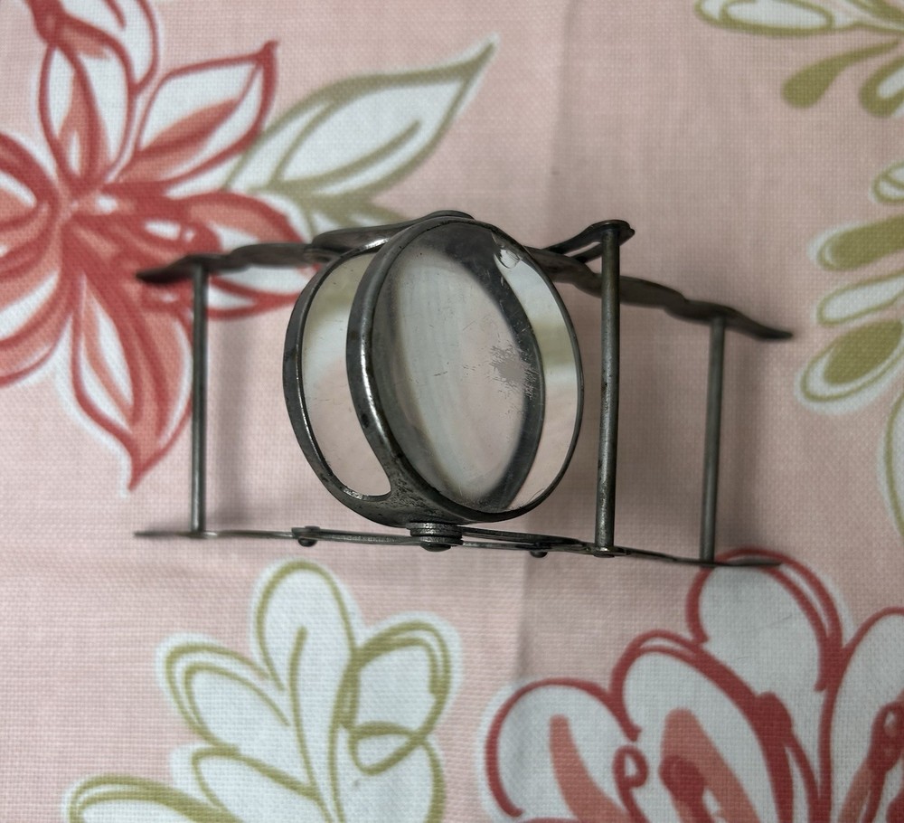 1877 Laban Heath’s Improved Adjustable Compound Folding Microscope Magnifier