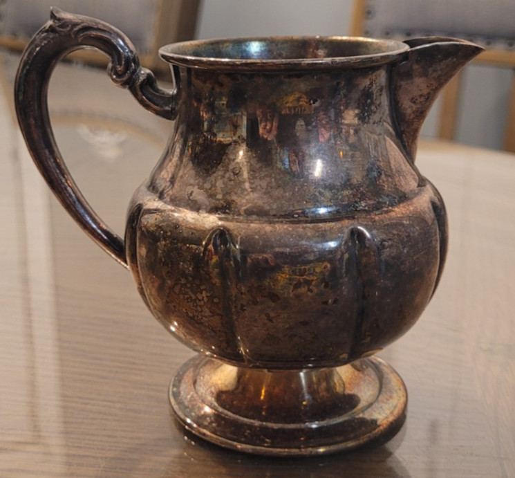 Vintage Silver Plated Creamer Pitcher