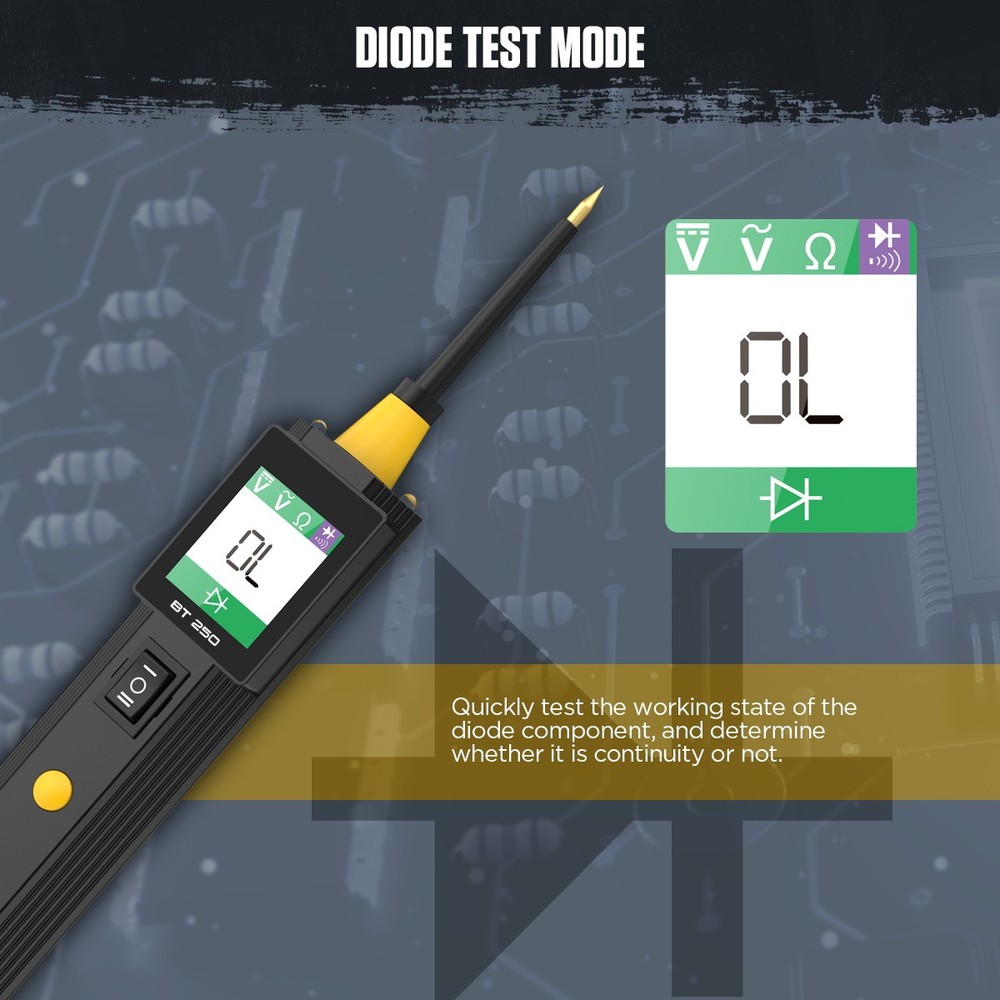Digital Auto Car Electrical Circuit Tester Probe 0-65V AC DC Voltage Test Light