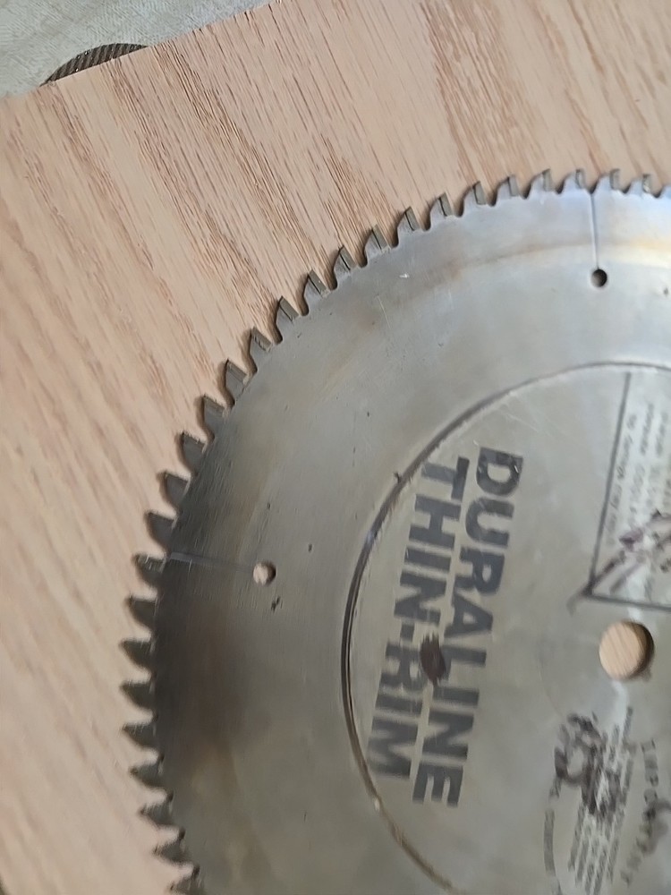 Forrest Duraline Thin-rim 10 Inch Blade 80 teeth- Missing One