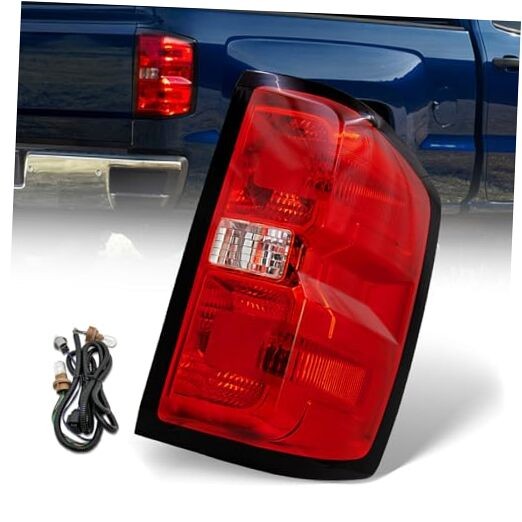 Rear Tail Light Assembly Compatible With Right Passenger Side 14-15 Silverado