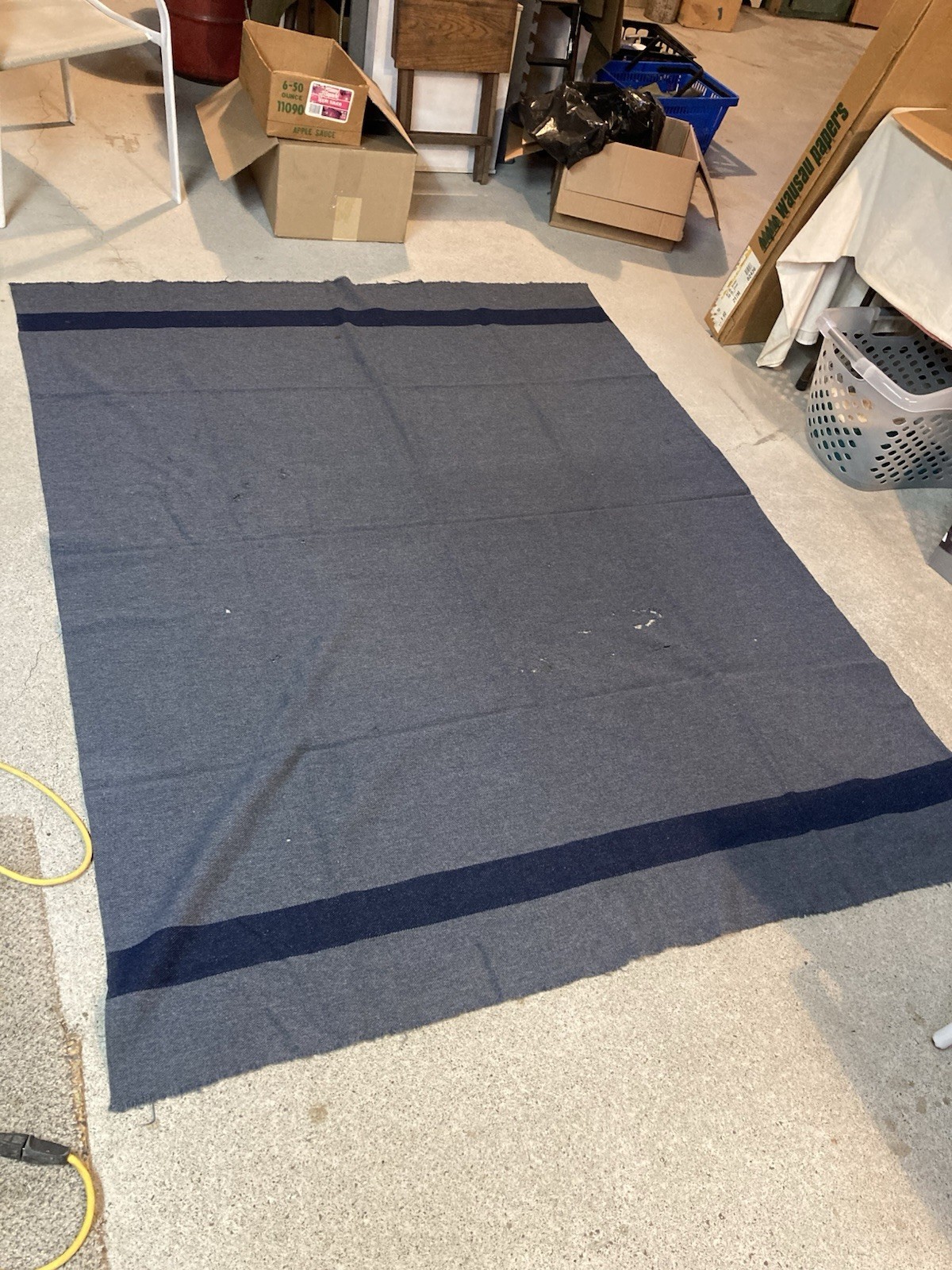 INCREDIBLY RARE US ARMY CAVALRY INDIAN WARS M-1885 WOOL BLANKET