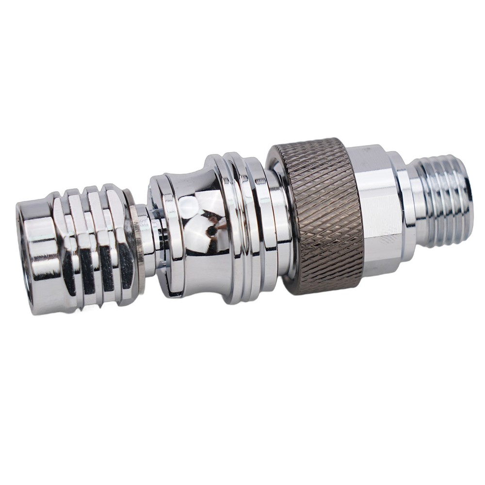 Diving full face secondary head adjuster self-locking connector adapter