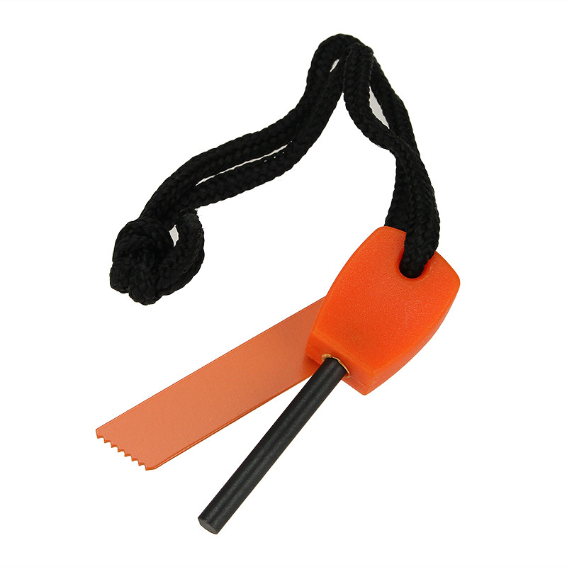 100Pcs Mini Emergency Flint Fire Starter Rod Lighter Magnesium Camping Tool Kits