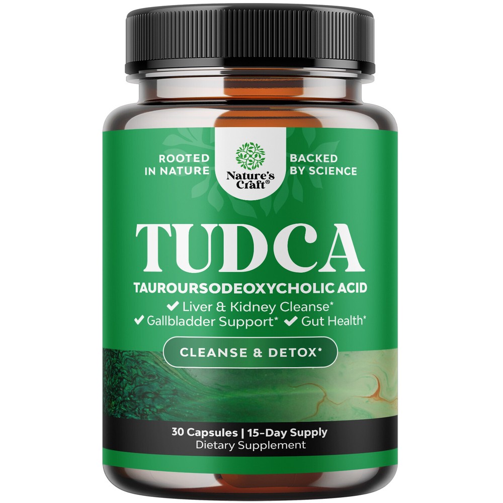 Advanced Bile Salt TUDCA Supplement - Extra Strength TUDCA 500mg Per Serving