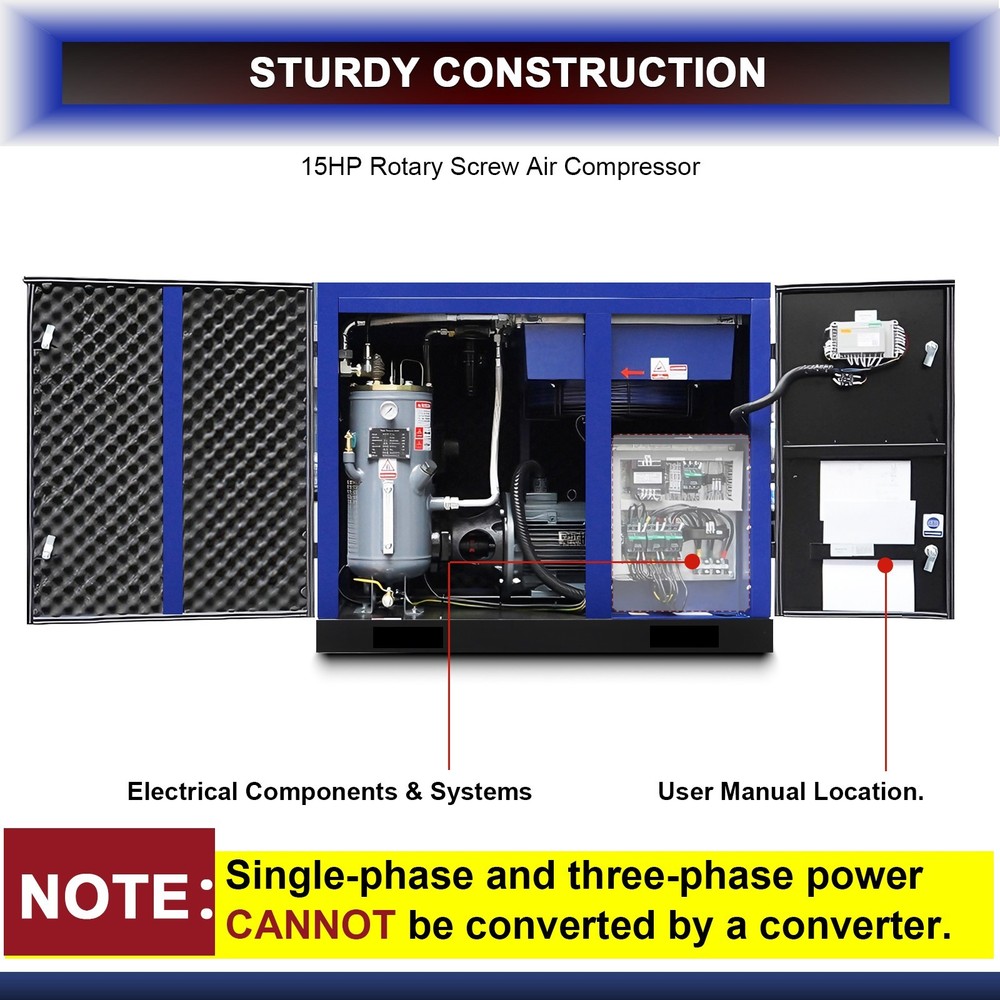15HP Rotary Screw Air Compressor