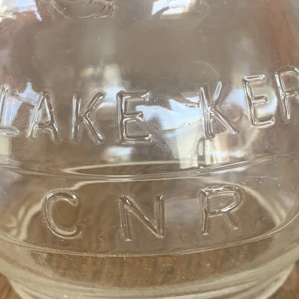 CNR Cast Railroad Lantern Globe