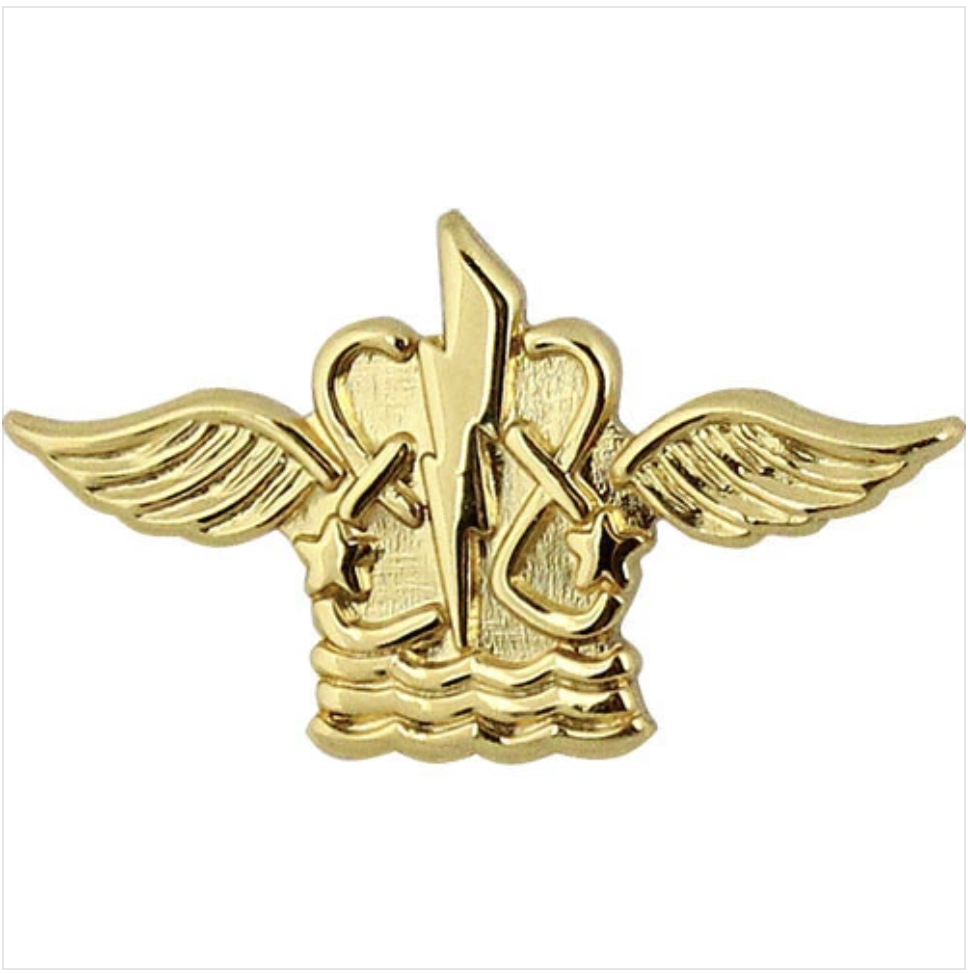 GENUINE U.S. NAVY COLLAR DEVICE: AVIATION OPERATIONS TECHNICIAN