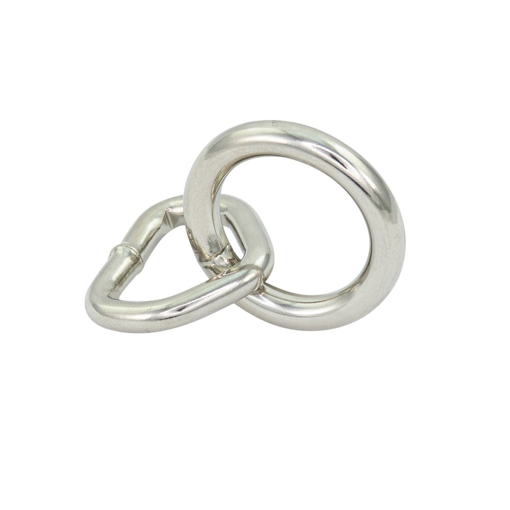 Silver Small 28mm Bondage Rings – Single - StudsAndSpikes