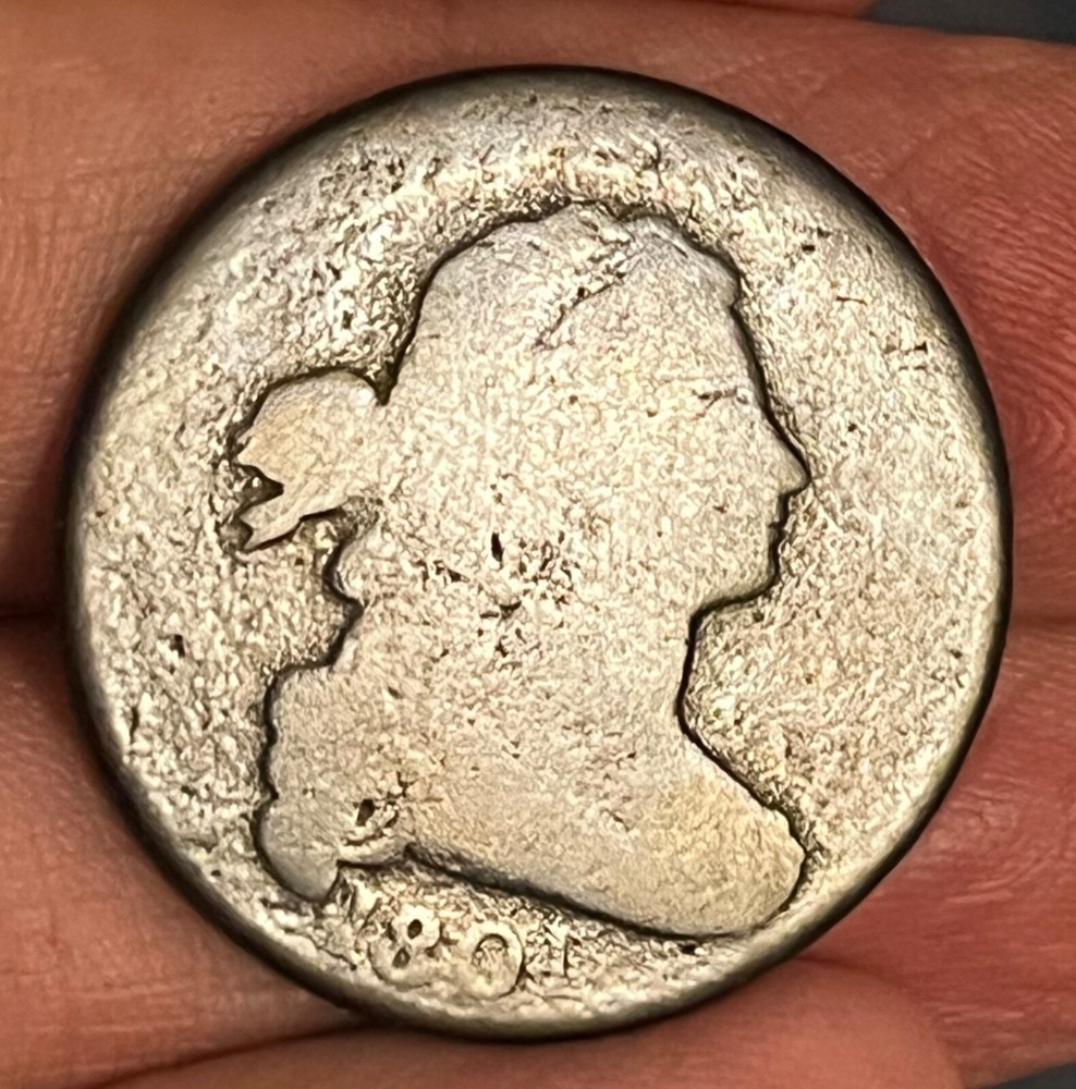 1801 Large cent w: 3 errors reverse, About good + , nice !