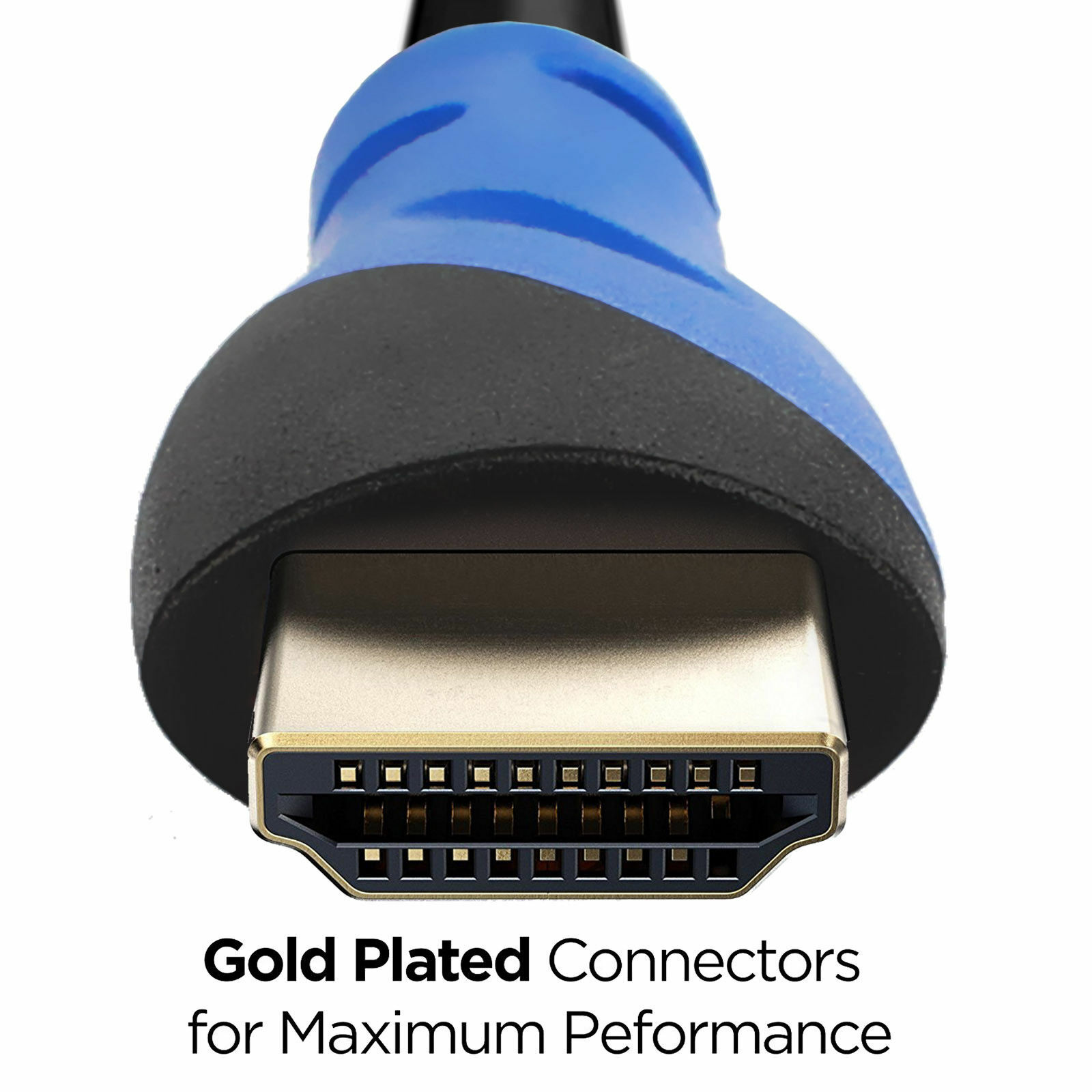 HDMI 1.4 CABLE Cord 6FT 10FT 15FT 25FT 30FT 50FT 75FT 100FT HIGH SPEED Blue Lot