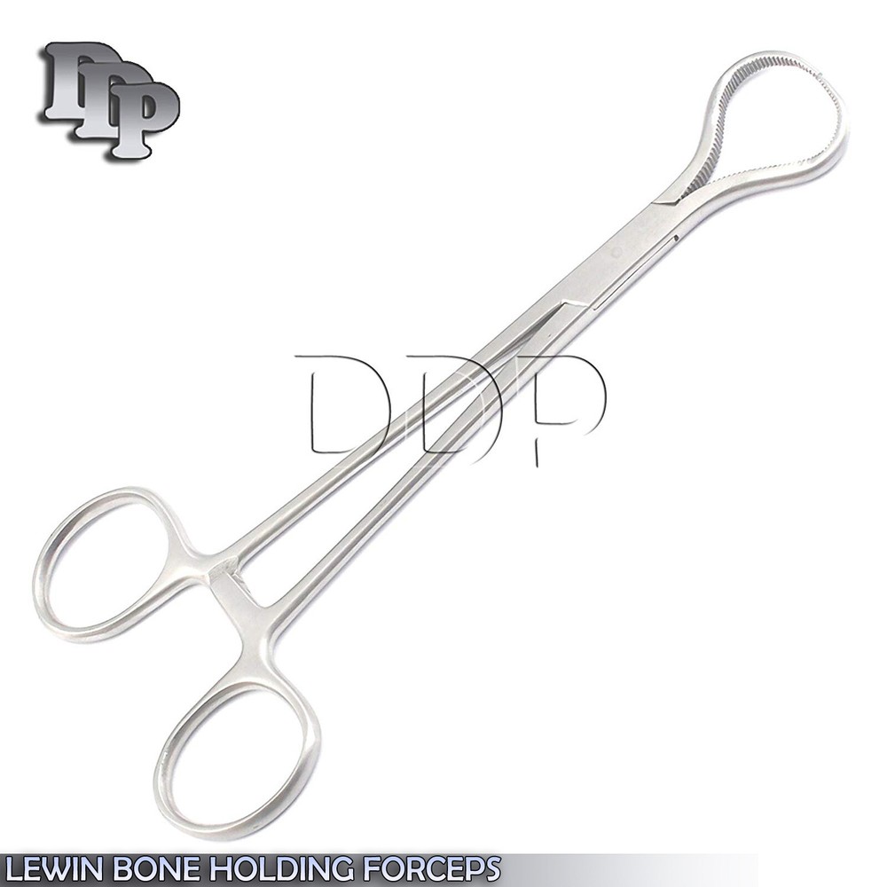 LEWIN BONE HOLDING FORCEPS 7" SERRATED ORTHOPEDIC CLAMP