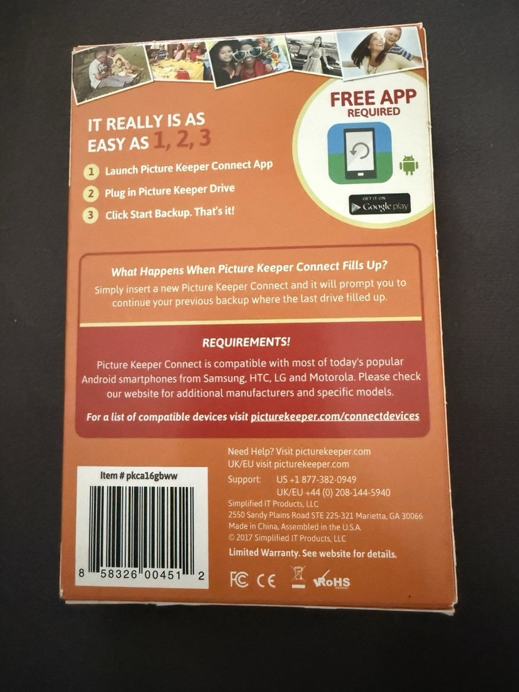 Picture Keeper 16GB For Android