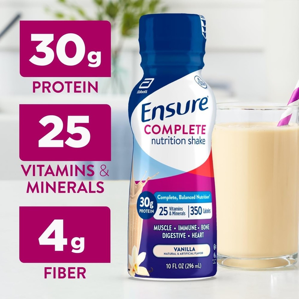 COMPLETE Vanilla Nutritional Shake, Meal Replacement, Vanilla, 10 fl oz, 24 Pack