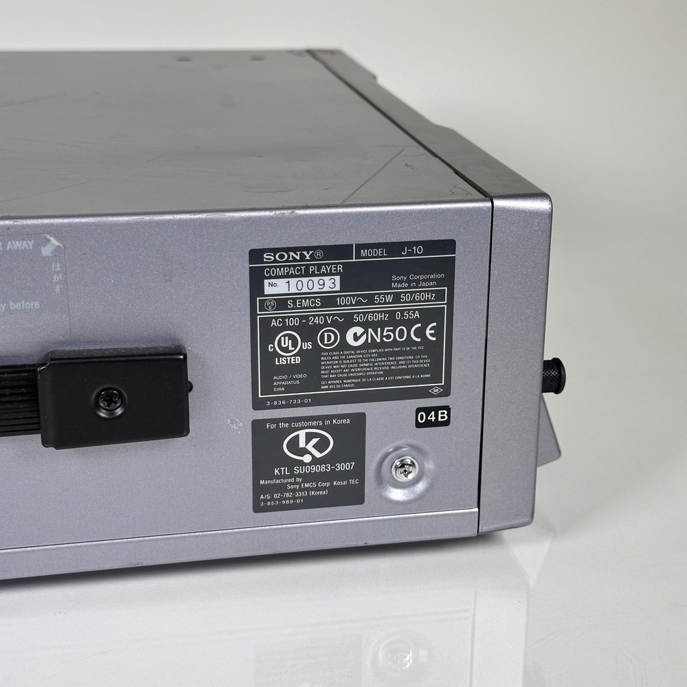 Sony J-10 Betacam Compact Player