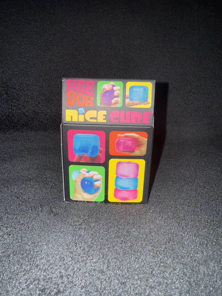 NeeDoh Nice Cube Super Solid Squeezable Sensory Toy (Purple Only)