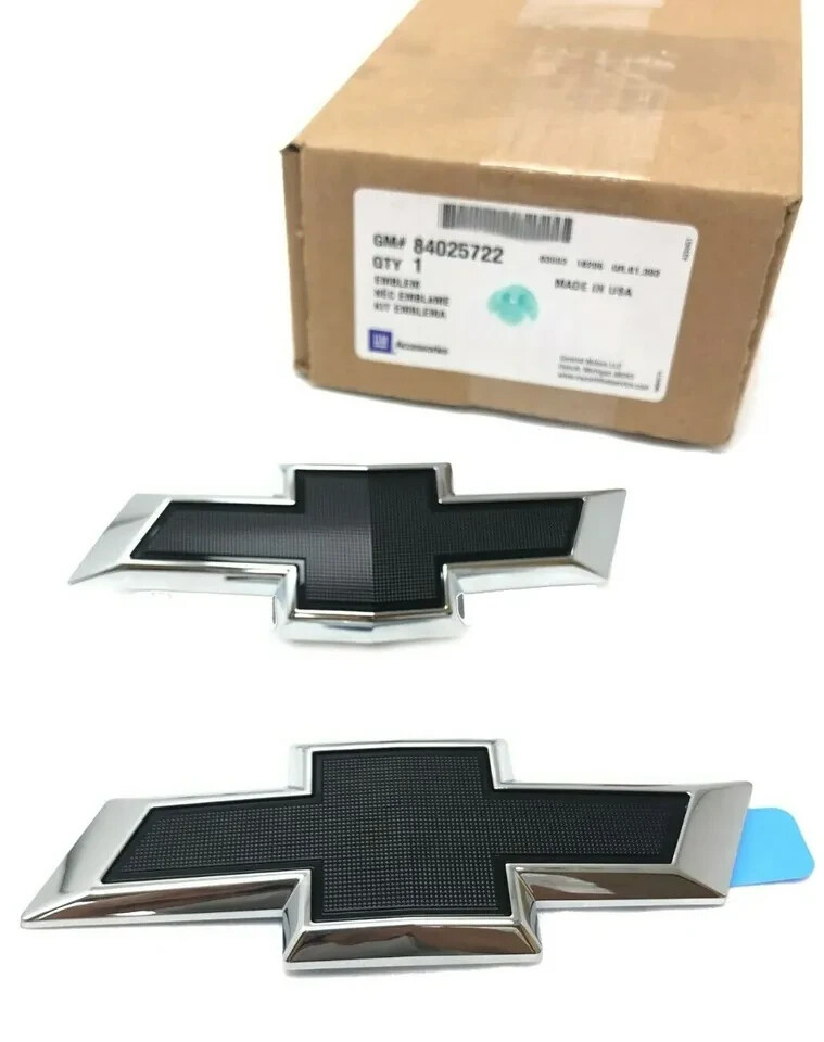 2017-18 Chevrolet Cruze Front Grille & Endgate Black Bowtie Emblems GM 84025722