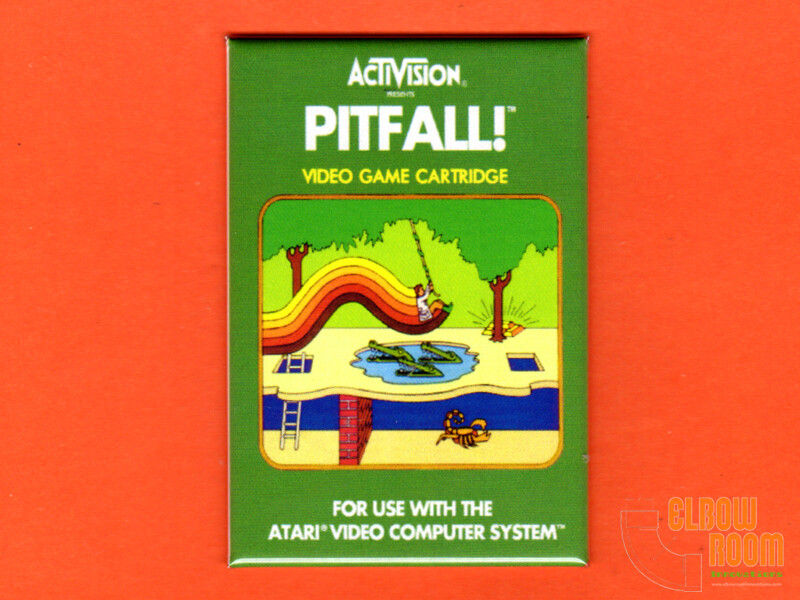 Atari 2600 Pitfall! box art 2x3" fridge/locker magnet VCS Activision
