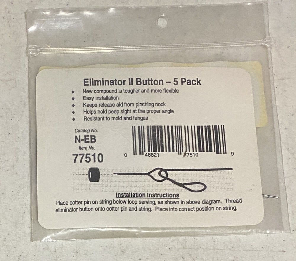 NEW Neet Archery Eliminator II Button - 5 Pack