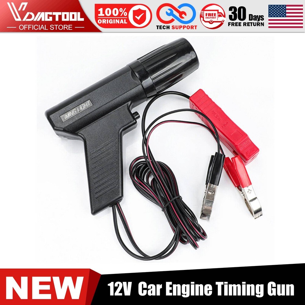 Petrol Engine Ignition Timing Gun Detector Xenon Light Inductive Strobe Tester