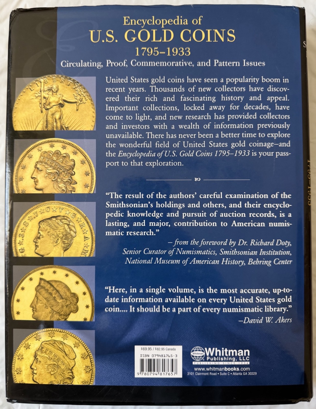 Encyclopedia of U.S. Gold Coins: 1795-1933, Circulating, Proof, Commem, Pattern