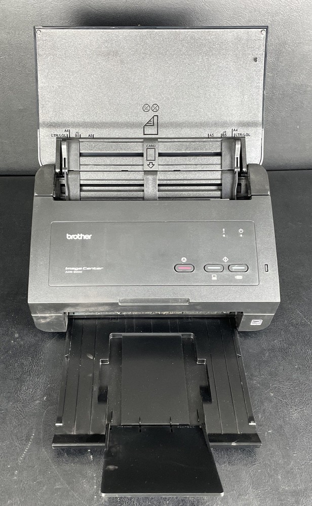 Brother ADS-2000, Black, Color Duplex Document Scanner, Tested Working