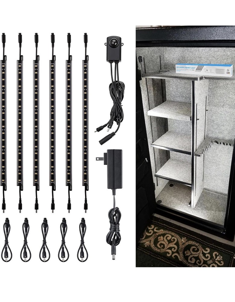 TORCHSTAR LED Lighting Kit - (6) 12" Linkable Light Bars, 900LM, 5000K Daylight