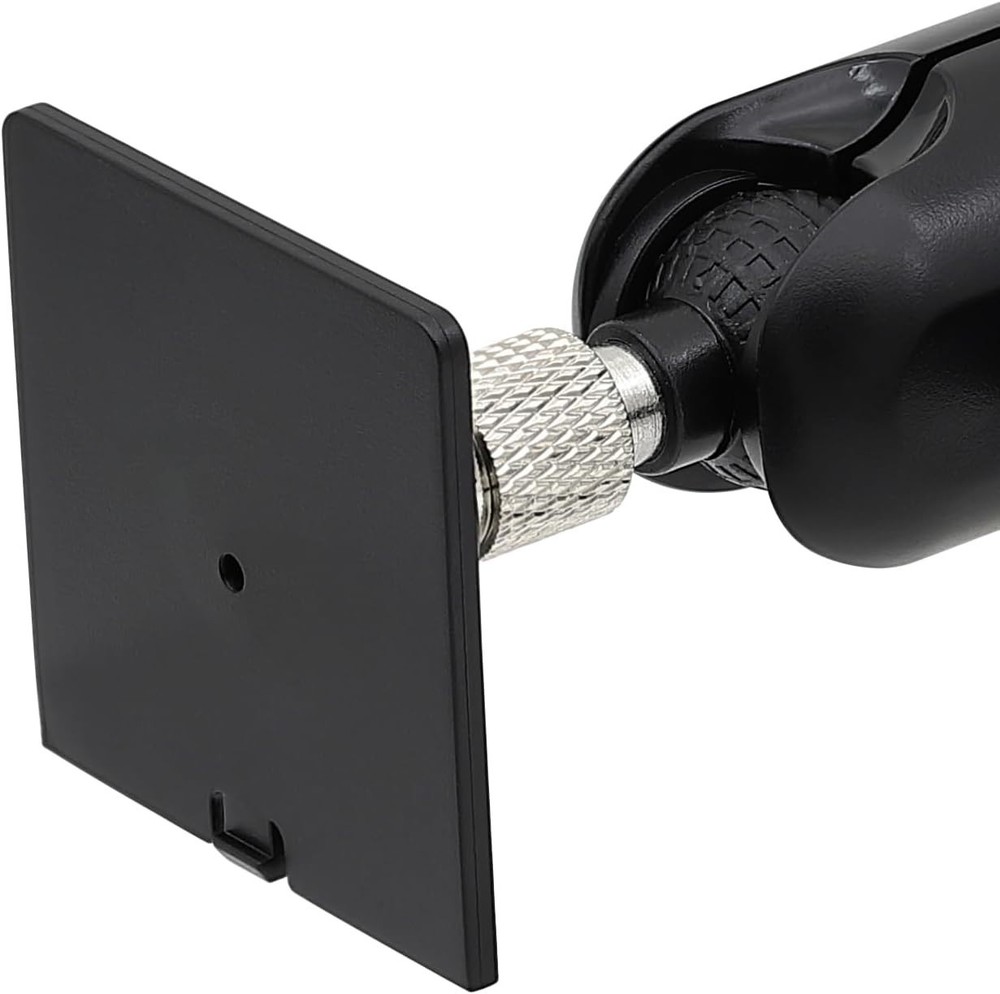 Secure 1/4 Inch Threaded Mount Adapters for Ring Solar Panels - White, 2 Pack