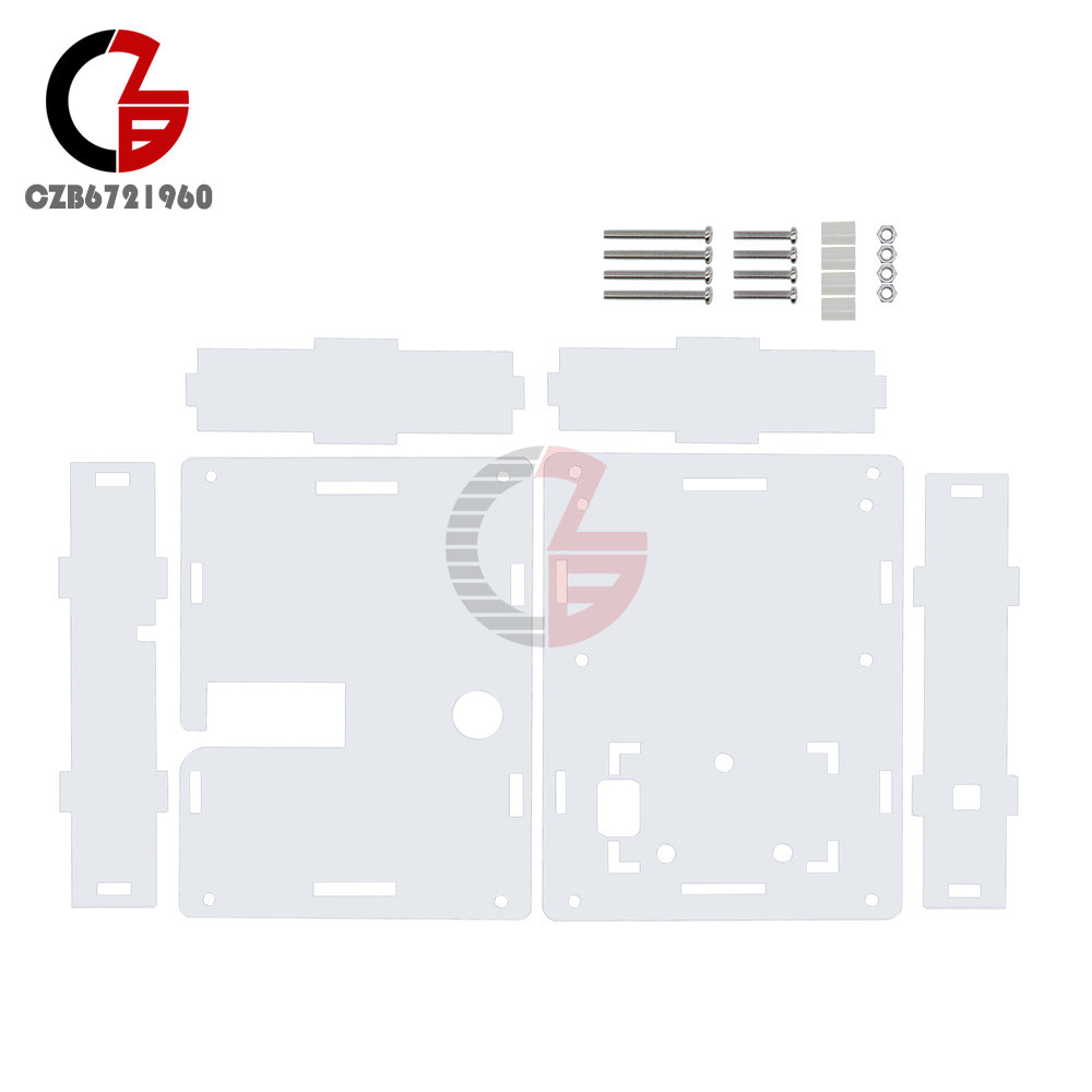 Clear Acrylic Case Shell Housing DIY for LCR-T4 Transistor Tester Capacitance