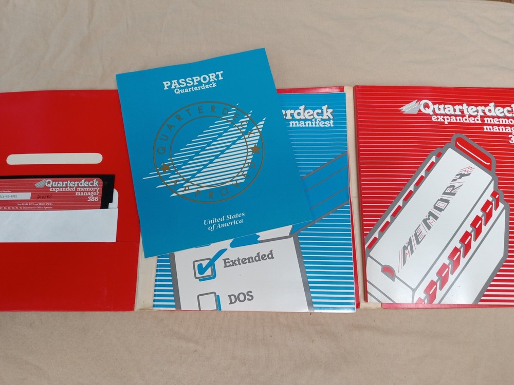 Quarterdeck QEMM 386 Expanded Memory Manager 6.0 5.25"