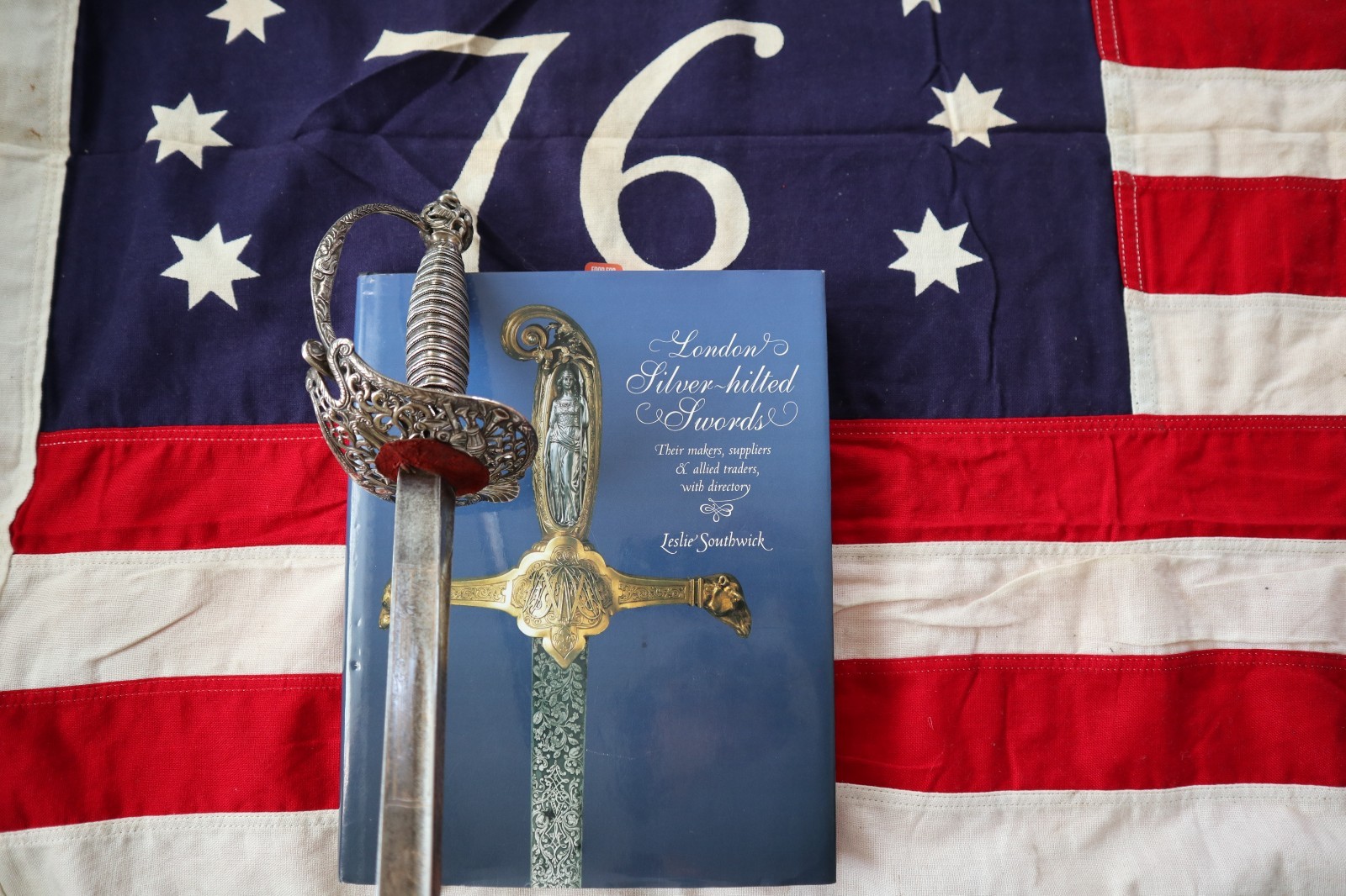 FRENCH INDIAN WAR REVOLUTIONARY WAR SILVER HILT SMALL SWORD HALLMARKED 1762