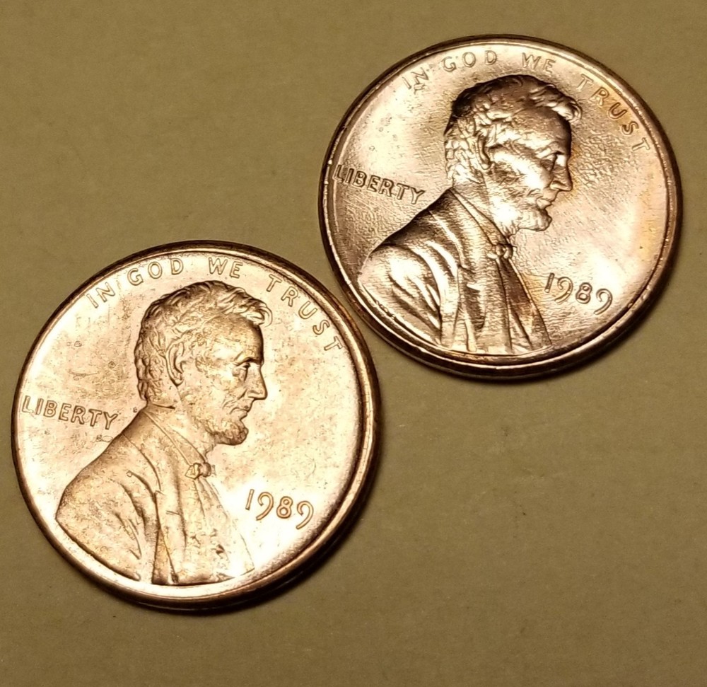 1989 P 1989 D  Lincoln CENT Penny - Uncirculated