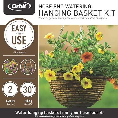 56311 Hanging Basket Drip Irrigation Drip Watering Kit 1-PACK Without Timer