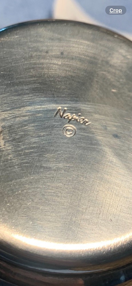 Napier Silver plated child Cup Peter Rabbit with lid