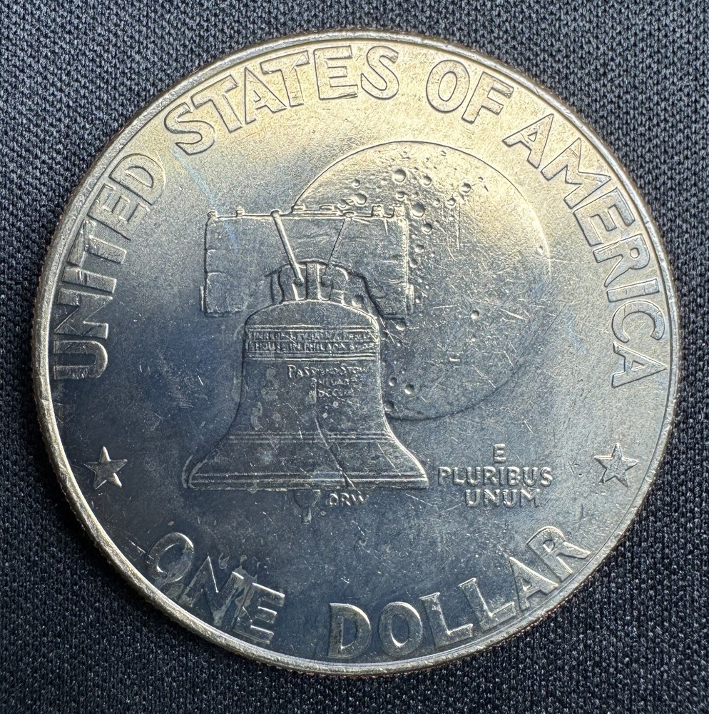 1976-D Eisenhower Bicentennial Dollar, MS, #163
