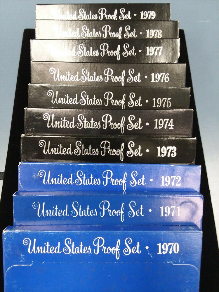 Proof Sets in the Box One Random proof set from 1968-2009