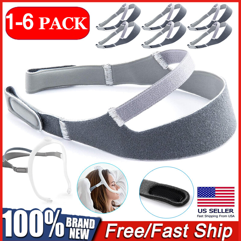 6pack Replacement For CPAP Mask Headgear Strap Extra Long Strap Comfortable Fit