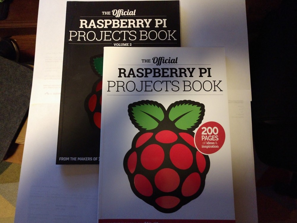 Raspberry PI Prodjects Book Volume 1 and 2