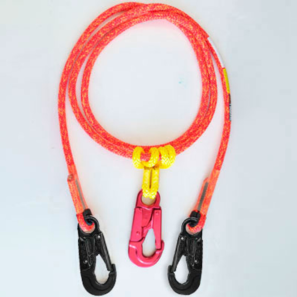 Rope Logic's 2-n-1 Lightning Red Lanyard 12ft