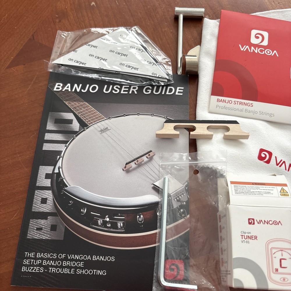 Vangoa Beginner Banjo Accessory Kit