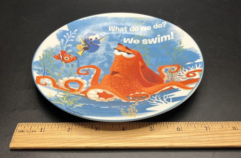 Disney 3 Piece Finding Dory Ceramic Dinnerware Set, Multicolor Plate, Bowl, Mug