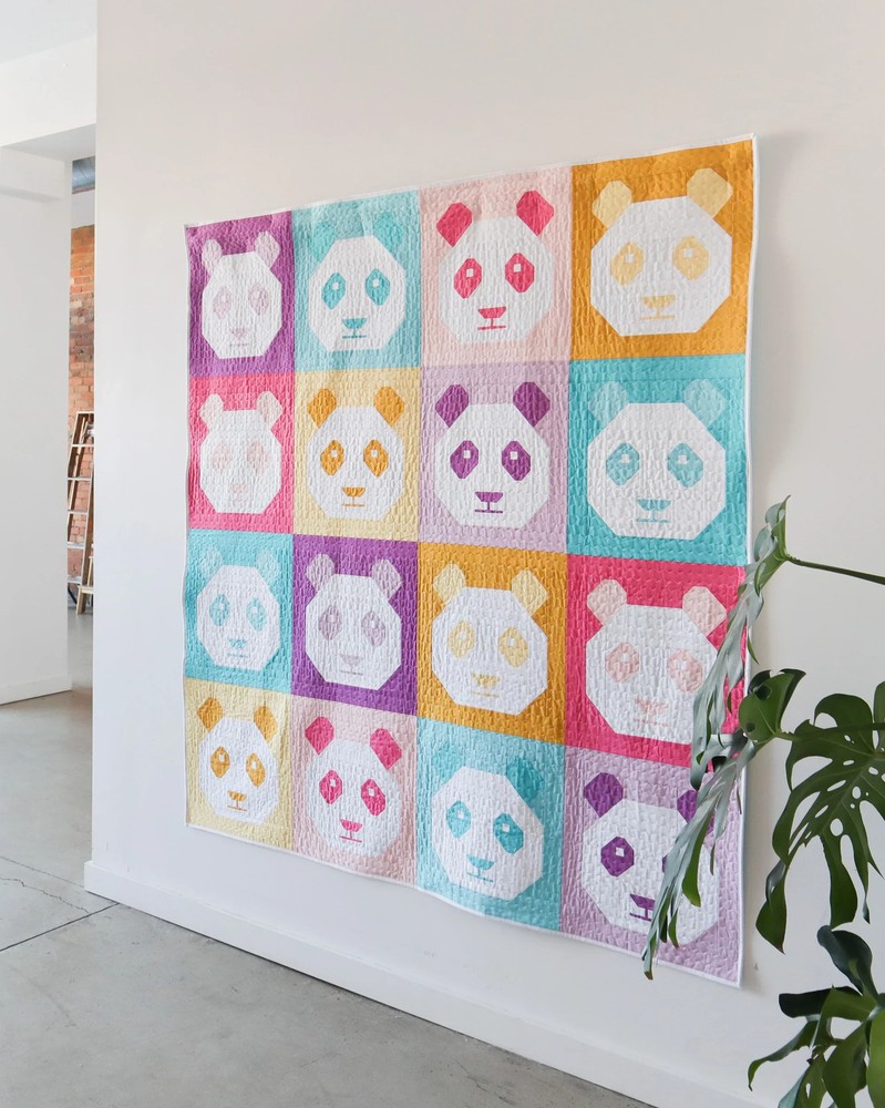 Pandamonium Quilt Pattern by Cotton and Joy