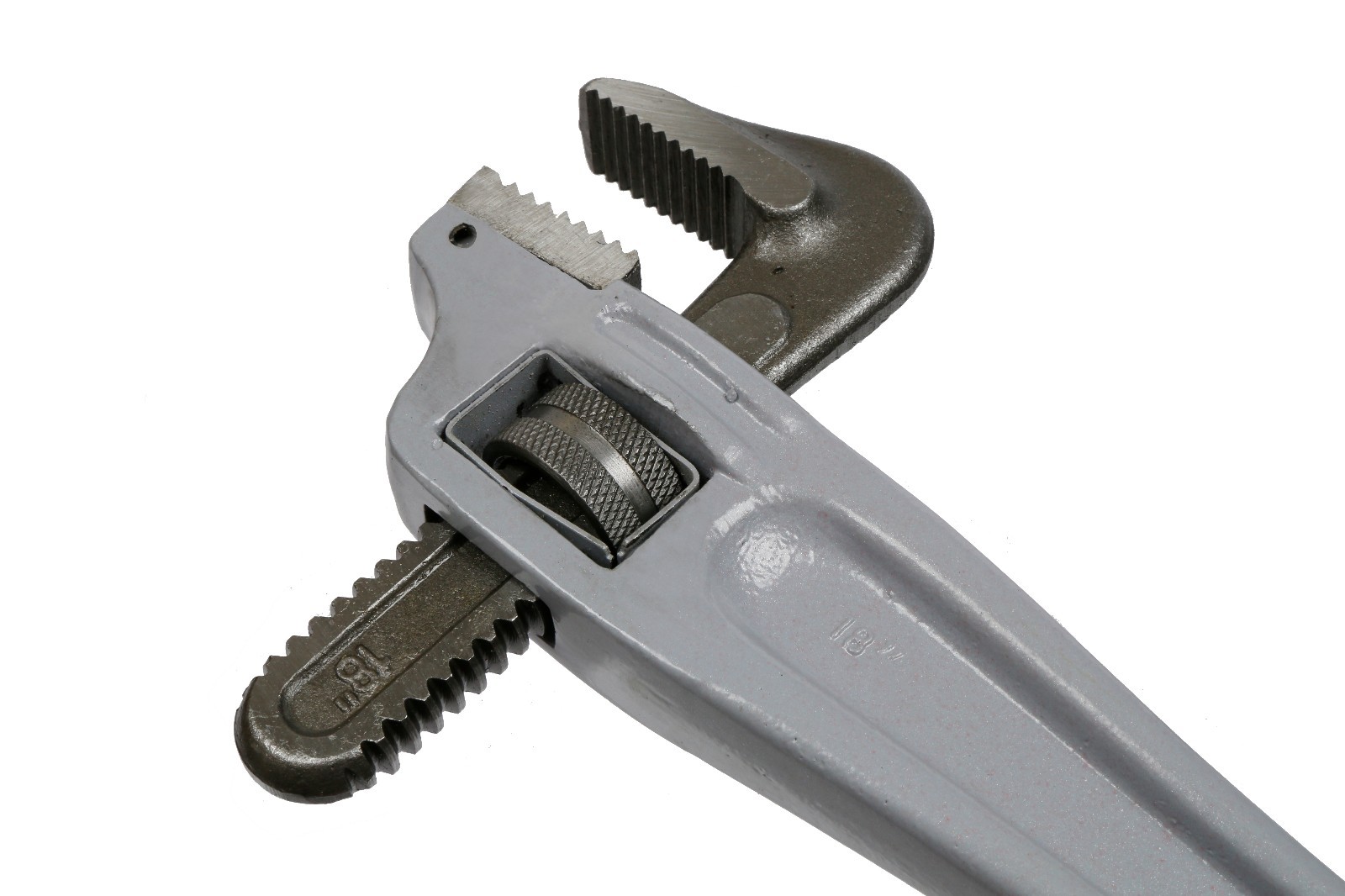 18" Large Offset Aluminum Pipe Wrench 18 inch Long Handle Plumbers Tool