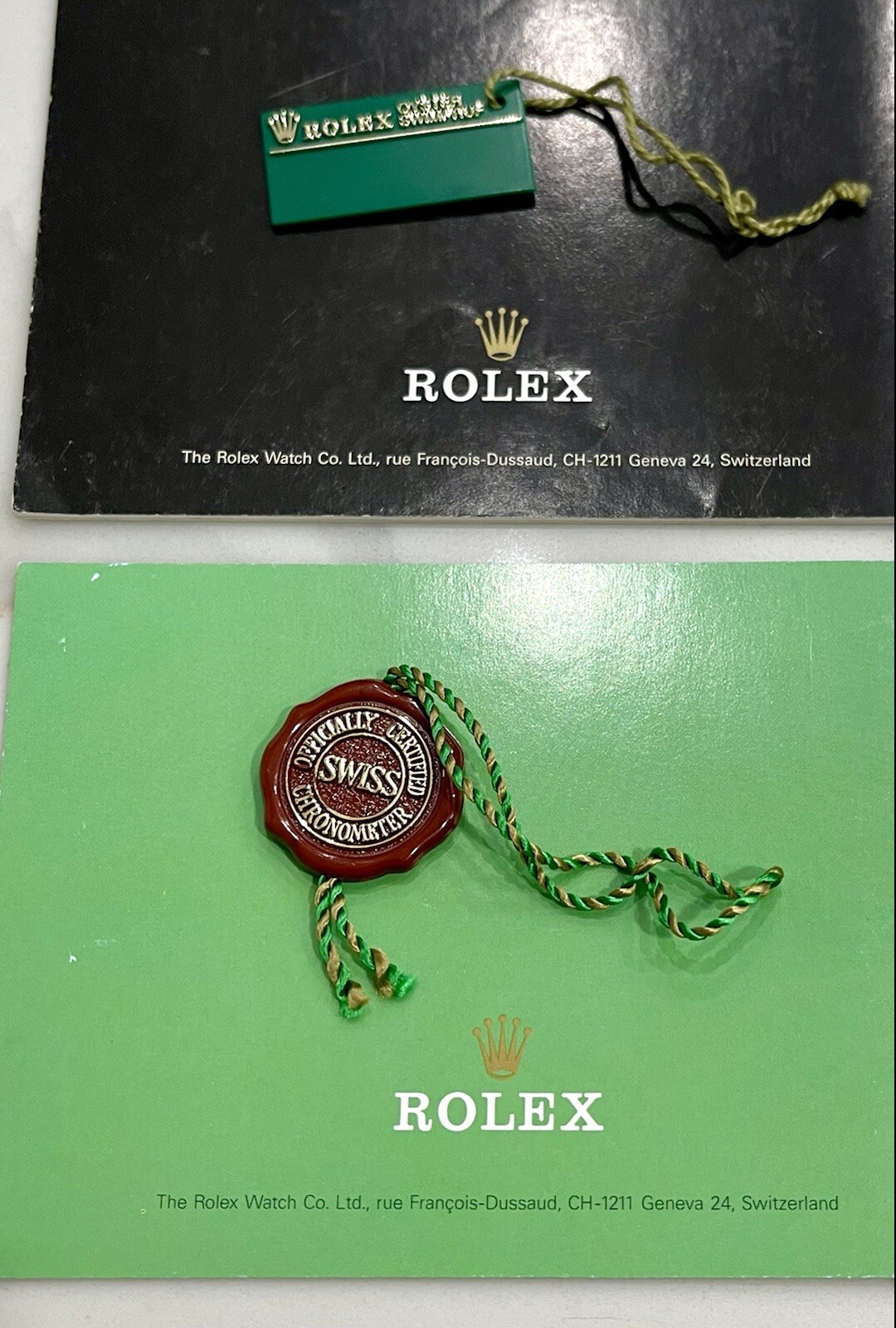 Authentic Vintage Rolex Datejust Booklet Manual FULL SET Tags Your Oyster Book