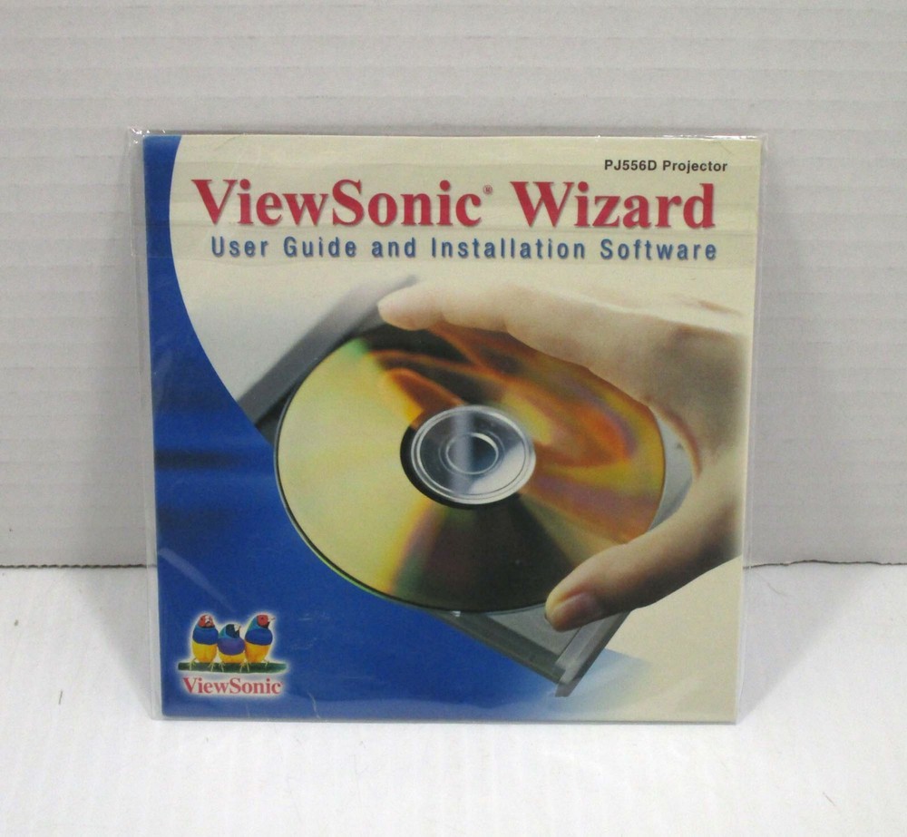 VIEWSONIC PJ556D Projector User guide and Installation Software CD