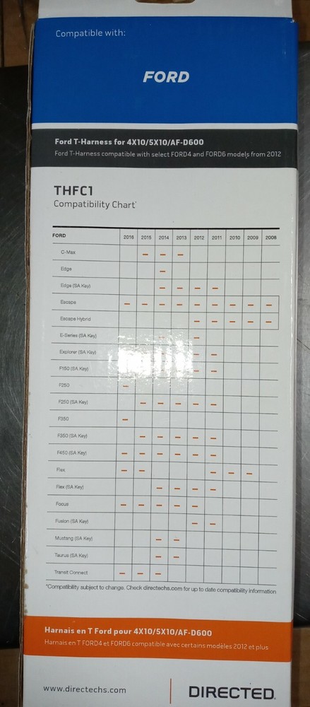 DEI THFC1 FORD T-Harness by Directed Electronics