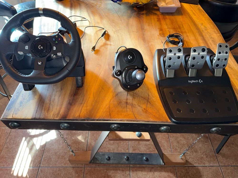 Logitech G920 Driving Force Racing Wheel Bundle w/ Pedals & Shifter