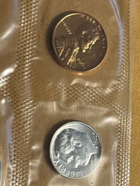 1960 US Mint Silver Proof Set/Opened/OGP #13846