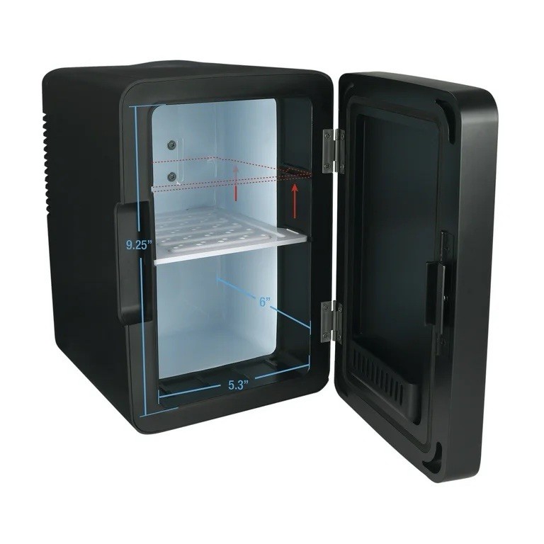 Personal Chiller LED Lighted Mini Fridge