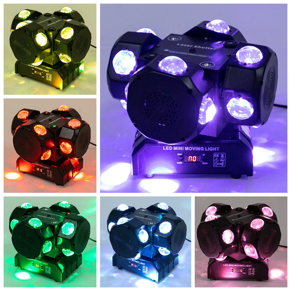 DJ DMX 512 Light Rotating Strobe Light Stage Lighting Effects Party Lamp 200W